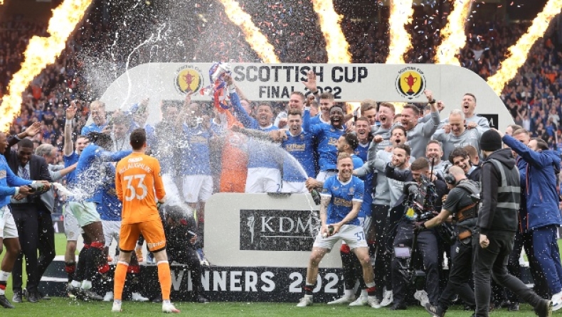 Ρέιντζερς - Χαρτς 2-0: Σήκωσαν το Κύπελλο Σκωτίας οι «Προτεστάντες» μετά από 13 χρόνια 