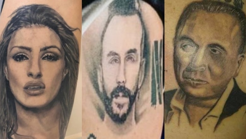 10 τατουάζ με Έλληνες celebrities πιο μυθικά από αυτό της Αγγελικής Νικολούλη