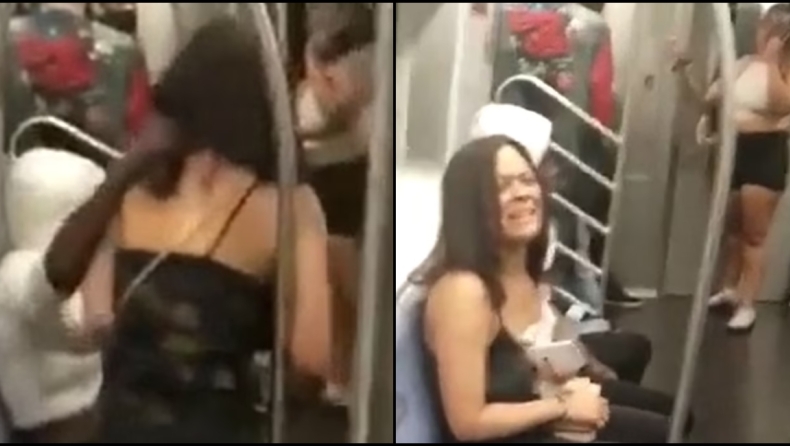 Μανιακός επιβάτης τρένου επιτέθηκε σε γυναίκα στις ΗΠΑ και κανείς δεν επενέβη (vid)