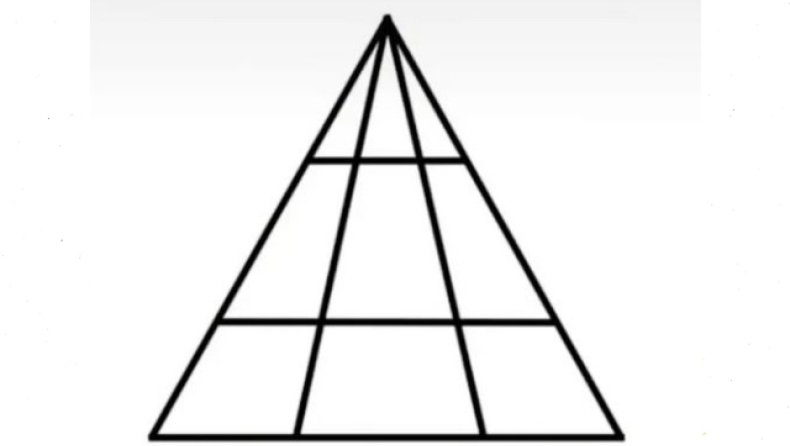  Μόνο το 1% του πληθυσμού μπορεί να βρει όλα τα τρίγωνα σε αυτήν την οπτική ψευδαίσθηση (vid)