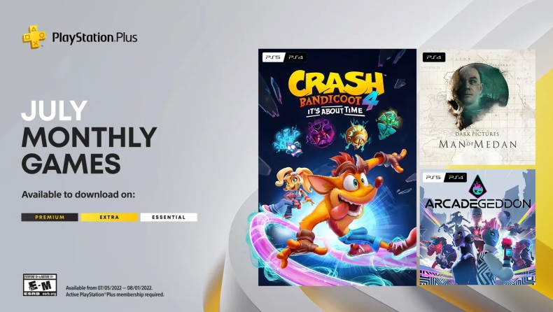 Crash Bandicoot 4, Man of Medan και Arcadegeddon δωρεάν για τους συνδρομητές του PS Plus