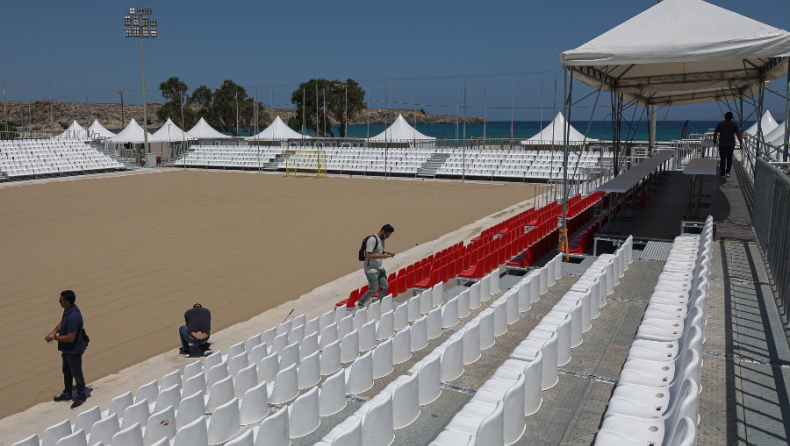 Karteros Beach Sports Center: Έτοιμο το «παλάτι» των Beach Volley και Beach Handball