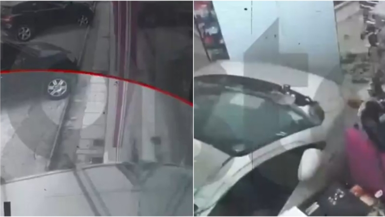 Βίντεο ντοκουμέντο από την στιγμή που το αυτοκίνητο «μπουκάρει» μέσα σε μαγαζί στην Κηφισίας (vid)
