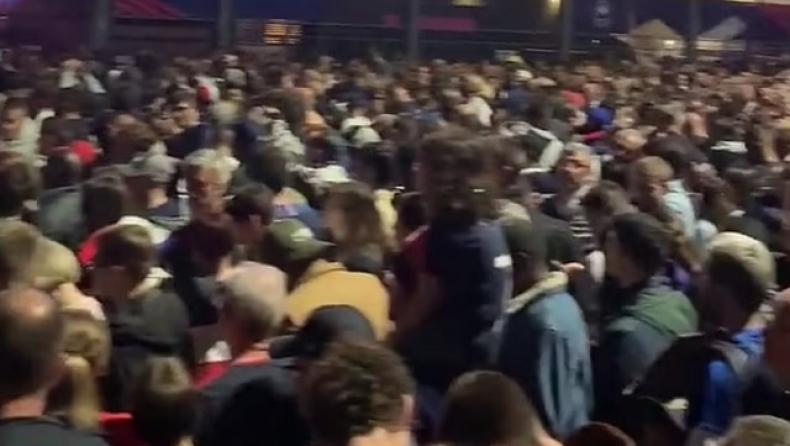 Γαλλία - Δανία: Χάος ξανά έξω από το Stade de France με οπαδούς να περιμένουν κατά χιλιάδες (vid)