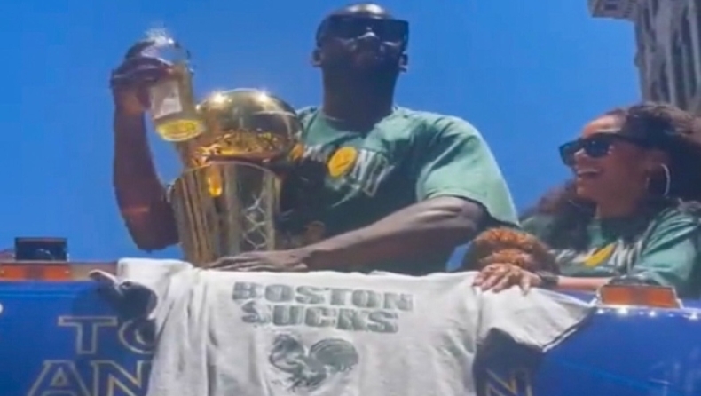 Γκριν: Πανηγύρισε με μπλουζάκι «Boston Sucks» (vid)