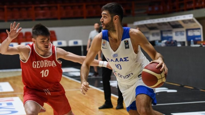 Ελλάδα - Γεωργία 85-73: «Καθάρισε» με Μαντζούκα η Εθνική Νέων Ανδρών