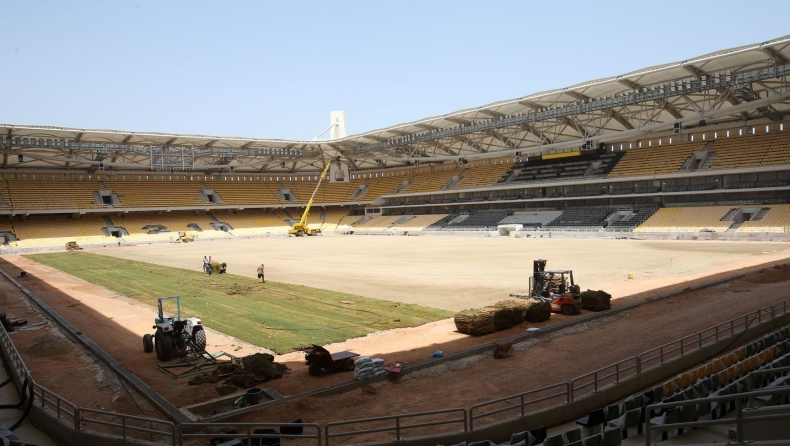 ΑΕΚ: «Πρασινίζει» ο αγωνιστικός χώρος της OPAP Arena
