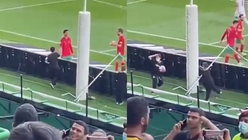 Κριστιάνο Ρονάλντο: Έκανε high-5 με πιτσιρικά και αυτός ξετρελάθηκε (vid)