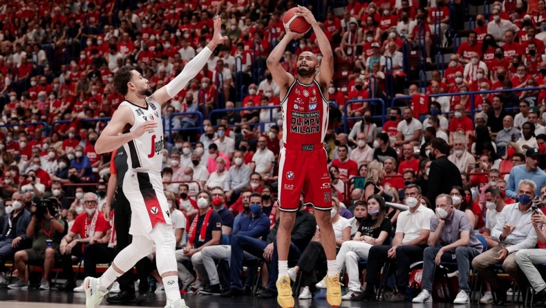 Αρμάνι - Βίρτους 94-82: Προβάδισμα με επιθετικό ρεσιτάλ 