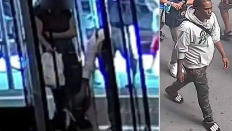 Η στιγμή που θρασύτατος κλέφτης προσπαθεί να αρπάξει γαλλικό μπουλντόγκ από την ιδιοκτήτριά του σε κτήριο στο Μανχάταν (vid)