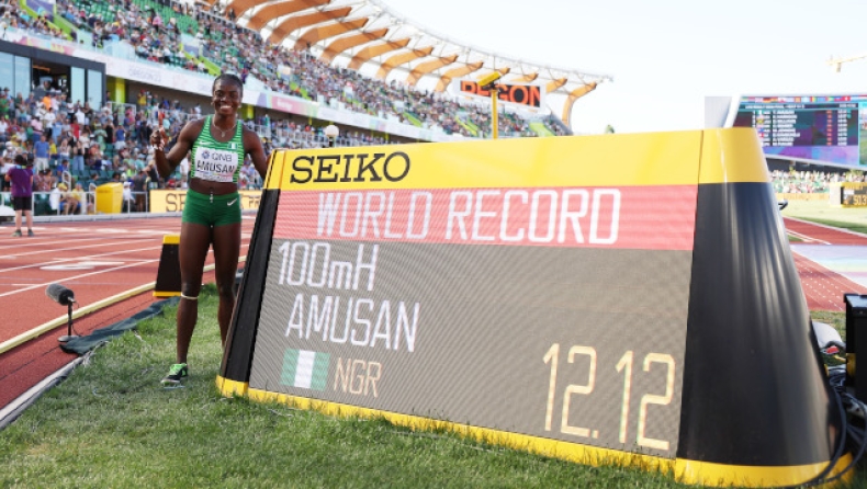 Παγκόσμιο πρωτάθλημα στίβου: Απίστευτο παγκόσμιο ρεκόρ η Αμουζάν με 12.12 στα 100μ. εμπόδια! (vid)