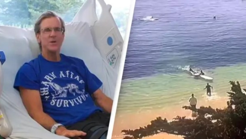 Ένας 62χρονος περιγράφει την επίθεση που δέχθηκε από καρχαρία: «Με έφτυσε, δεν τρώνε ανθρώπους» (vid)
