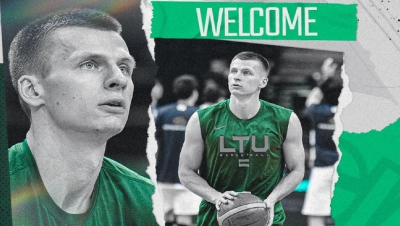 Ζαλγκίρις Κάουνας: Έκανε δικό της τον MVP των τελικών Λιθουανίας Άρνας Μπουτκέβιτσιους
