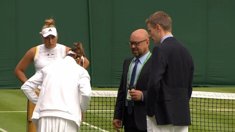 Wimbledon: Ανάγκασαν την Μπουζαρνέσκου να αλλάξει εσώρουχο πριν τον αγώνα