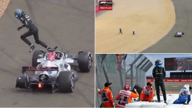 Formula 1: Ο Ράσελ πήδηξε από το μονοθέσιό του για να βοηθήσει τον Ζου