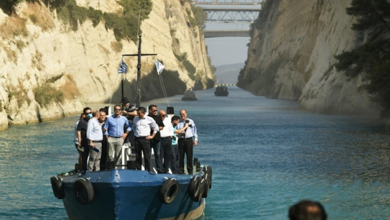 Την Παρασκευή ανακοινώθηκε ότι ανοίγει πάλι ο Ισθμός, έκλεισε ξανά σήμερα (4/7) μετά από κατολίσθηση