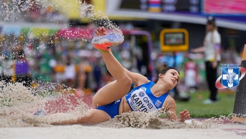 Παγκόσμιο Πρωτάθλημα Στίβου: Στην 24η θέση η Καρύδη στο τριπλούν