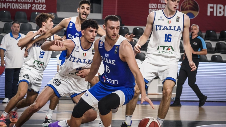 Ιταλία - Ελλάδα 89-78: Δεύτερη ήττα για την Εθνική Νέων στο EuroBasket U20