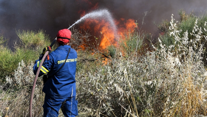 Για δεύτερη μέρα συνεχίζει να καίει η φωτιά στο Σουφλί (vids)