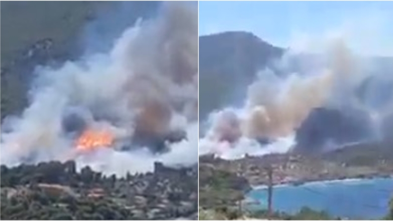 Φωτιά στο Πόρτο Γερμενό: Εντολή εκκένωσης για τον οικισμό Μύτικα