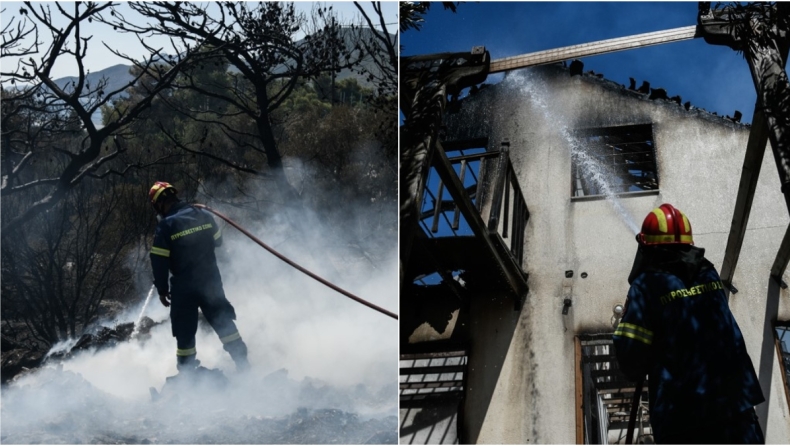 Σε εξέλιξη τα μέτωπα της φωτιάς: Πυρκαγιές και στο Καλαμάκι της Αχαΐας και στην Σπάρτη (vid)