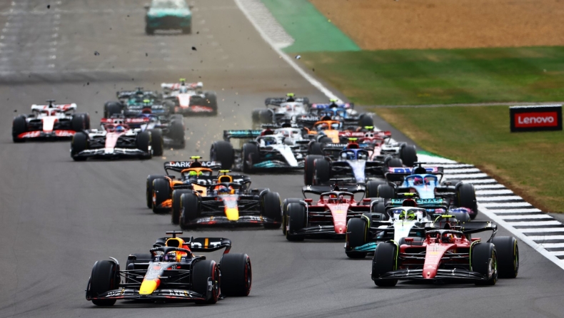 Formula 1, Μ. Βρετανία: Το χάος της εκκίνησης από 5 διαφορετικές οπτικές γωνίες (vid)