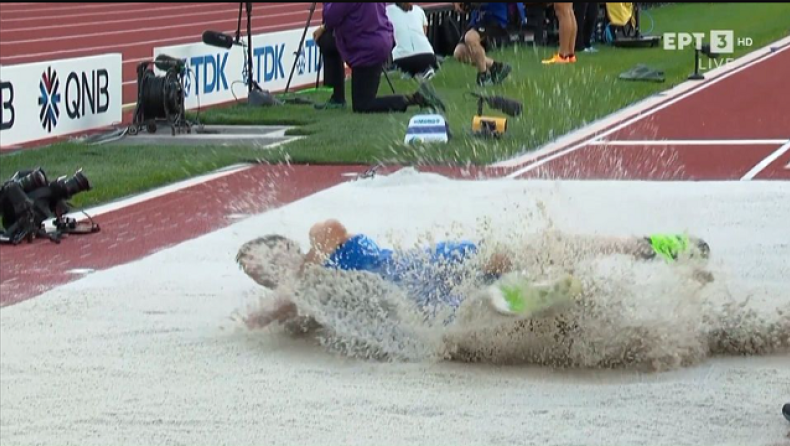 Παγκόσμιο Πρωτάθλημα Στίβου: Σταθερά πρώτος και πάνω από τα 8,20 μ. ο Τεντόγλου και στην τέταρτη προσπάθεια (vid)