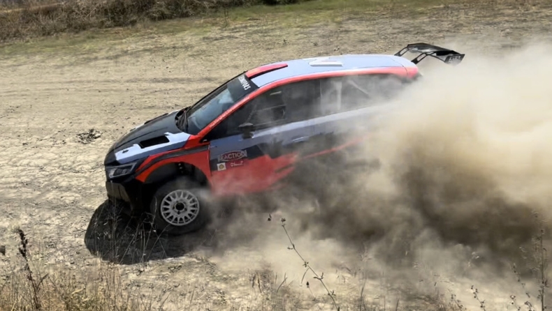 ΕΚΟ Ράλλυ Ακρόπολις: Οι Μάνος και Κώστας Στεφανής δοκίμασαν για πρώτη φορά το Hyundai i20 N Rally2 (vid)