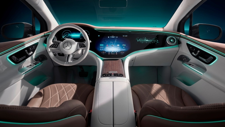  Mercedes-Benz: Το εντυπωσιακό εσωτερικό του νέου ηλεκτρικού SUV 