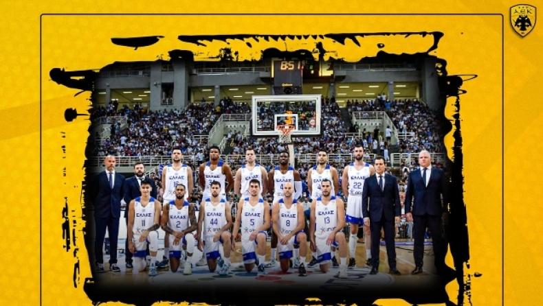 AEK: Οι ευχές στην Εθνική ενόψει Eurobasket