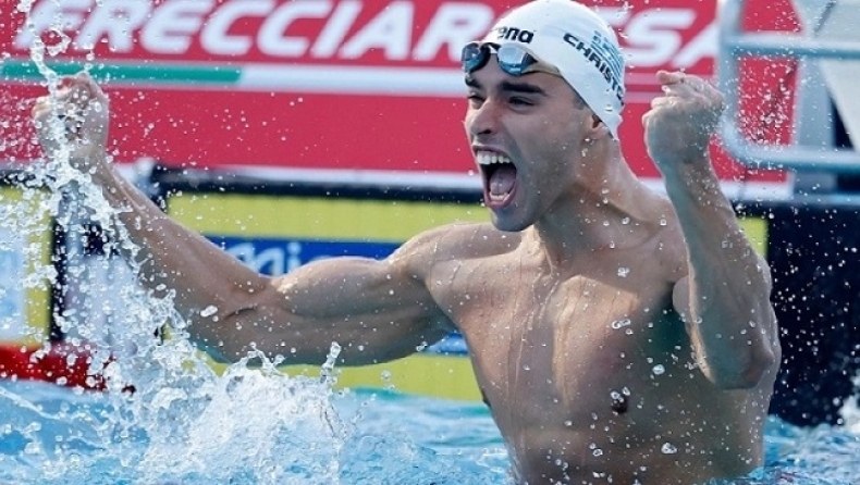 Ευρωπαϊκό πρωτάθλημα κολύμβησης: Ο Χρήστου το ασημένιο στα 100μ. ύπτιο στη Ρώμη
