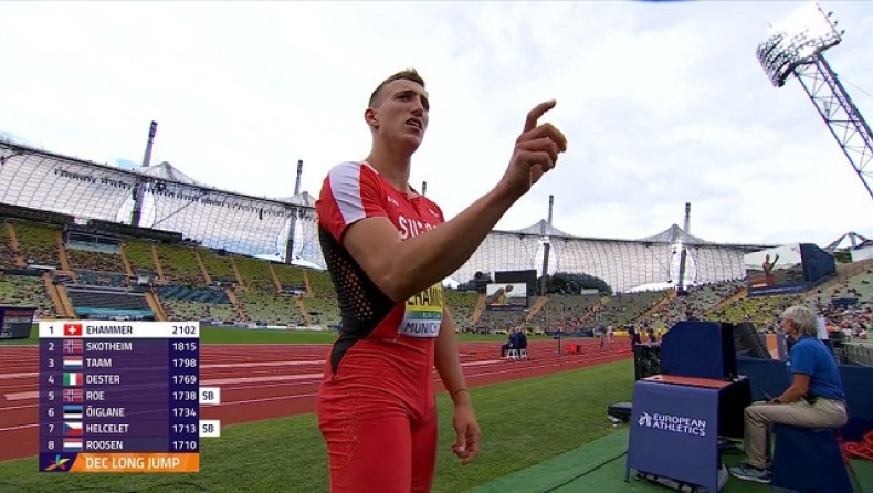 Παγκόσμιο πρωτάθλημα στίβου: Ο Εχάμερ, βασικός αντίπαλος του Τεντόγλου, θα κατέβει στο έπταθλο