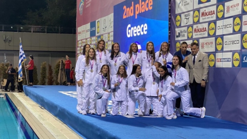 Ελλάδα - ΗΠΑ 8-10: Αργυρό μετάλλιο για την Εθνική νεανίδων