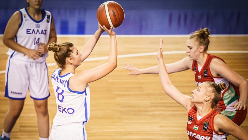 Ελλάδα - Ουγγαρία 45-57: Ηττήθηκε και τώρα... τρέχει για να αποφύγει τον υποβιβασμό η Εθνική Νεανίδων 