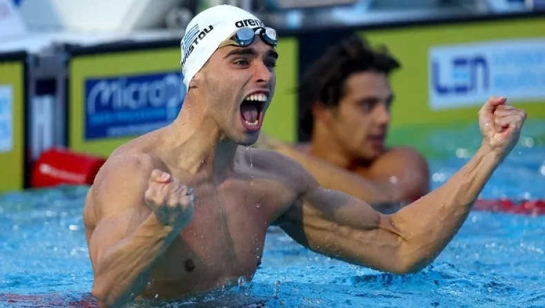 Ευρωπαϊκό Πρωτάθλημα Κολύμβησης: Με πρωτιά στον 1ο ημιτελικό προκρίθηκε στον τελικό ο Χρήστου (vids)