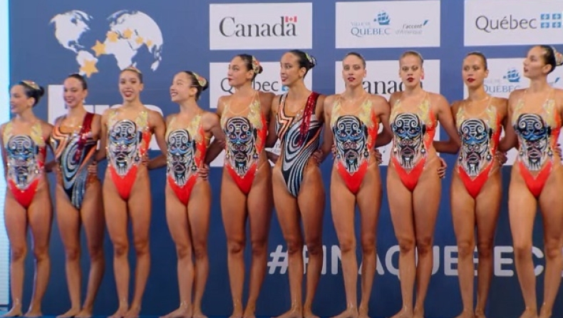Καλλιτεχνική κολύμβηση: Στην 4η θέση η εθνική στο κόμπο στο παγκόσμιο νεανίδων 