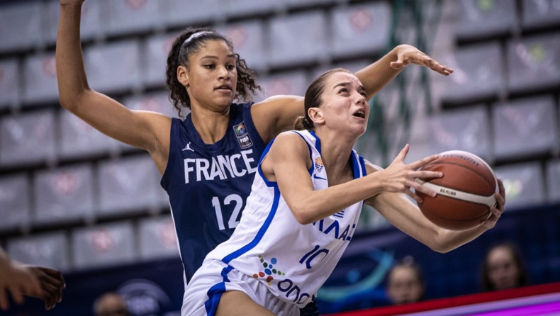 Ελλάδα - Γαλλία 40-72: Βαριά ήττα για τις κορασίδες στην πρεμιέρα του EuroBasket U16