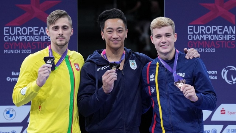 Γυμναστική: Πρωταθλητής Ευρώπης στο μονόζυγο για την Κύπρο ο Μάριος Γεωργίου