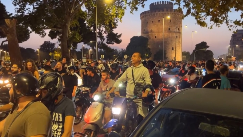 Οι Street Thugs Salonica γέμισαν την πόλη με εκατοντάδες μηχανάκια για τον μικρό Αλέξανδρο (vids)