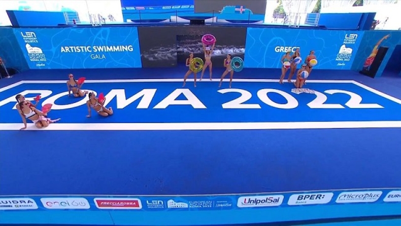 Ευρωπαϊκό πρωτάθλημα υγρού στίβου: Μάγεψε η εθνική ομάδα στο Gala της καλλιτεχνικής κολύμβησης
