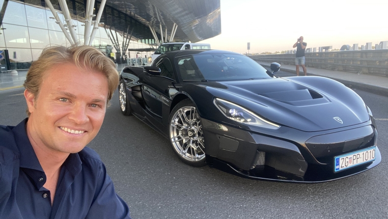 Ο Νίκο Ρόσμπεργκ κάνει βόλτα το πρώτο Rimac Nevera (vid)