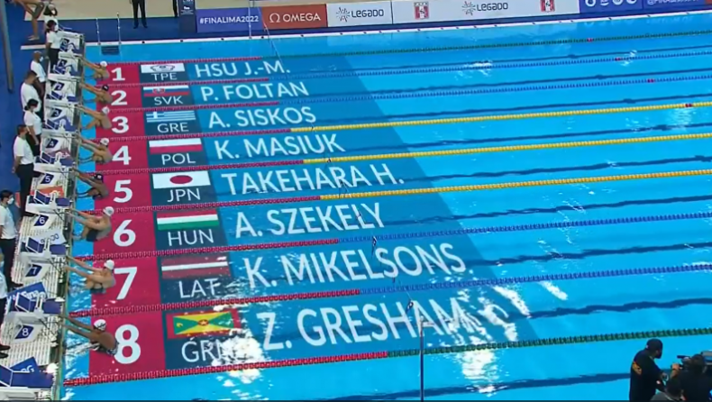 Παγκόσμιο Πρωτάθλημα Κολύμβησης Νέων: Στον ημιτελικό με την 3η επίδοση ο Σίσκος