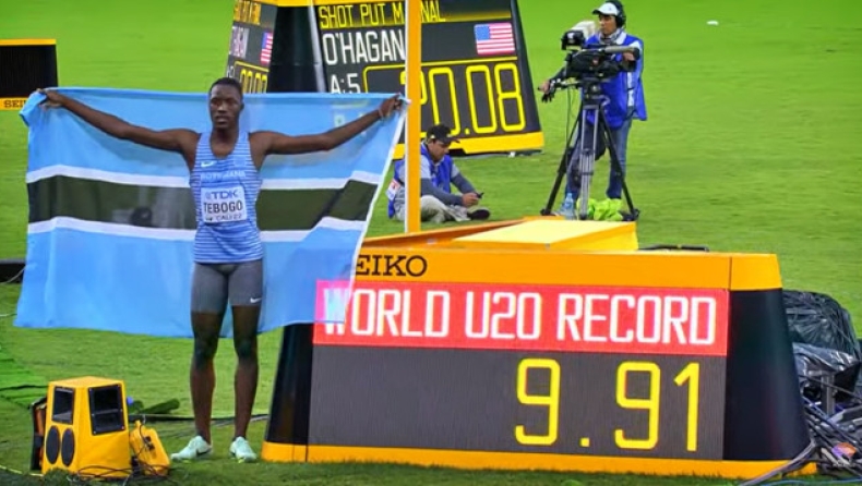 Στίβος: Παγκόσμιο ρεκόρ Κ20 ξανά ο Τεμπόγκο στα 100 μέτρα με 9.91 (vid)