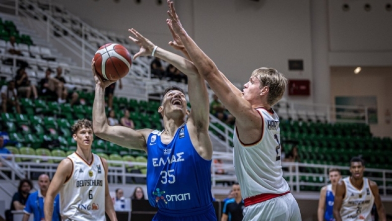 Γερμανία - Ελλάδα 74-67: Το... πάλεψε, αλλά έμεινε 12η η Εθνική Εφήβων