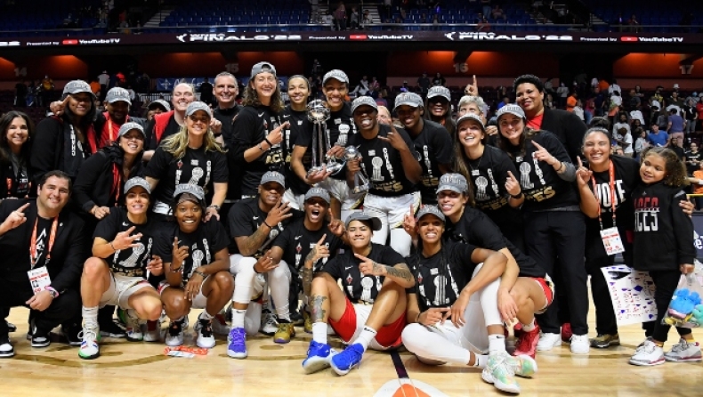 WNBA: Koύπα οι Las Vegas Aces, έγραψε ιστορία η Χάμον (vid)