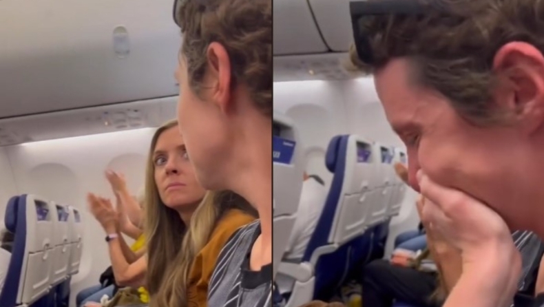 Απίστευτος πιλότος κάνει τους επιβάτες να ξεσπάσουν σε χειροκροτήματα και κλάματα: «Θέλω να καλωσορίσουμε έναν σπέσιαλ καλεσμένο» (vid)