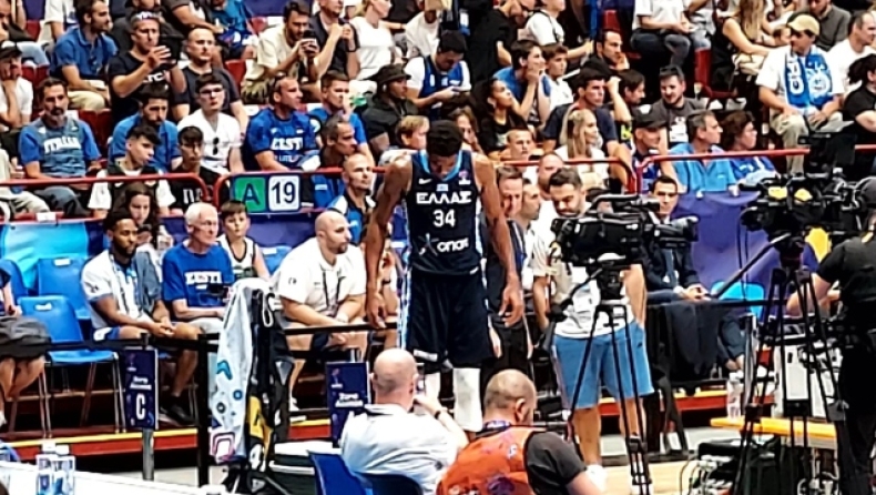 Eurobasket 2022, Εσθονία - Ελλάδα: Ενοχλήσεις στο δεξί πόδι ο Γιάννης Αντετοκούνμπο (vid)