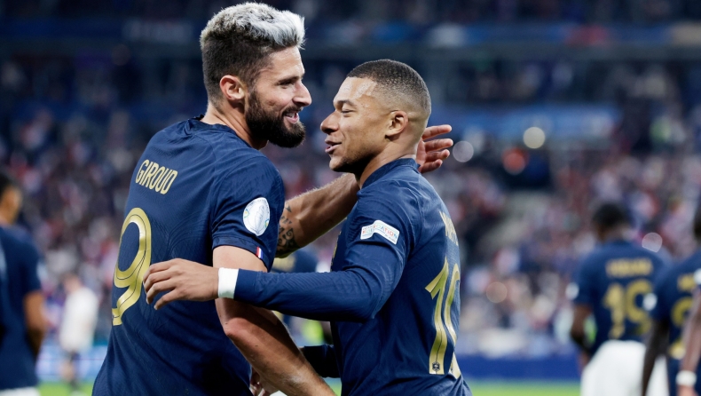 Nations League: Πρώτη επίσημη νίκη της Γαλλίας στο 2022 με σούπερ Ζιρού-Μπαπέ, νίκη πρωτιάς η Κροατία (vid)