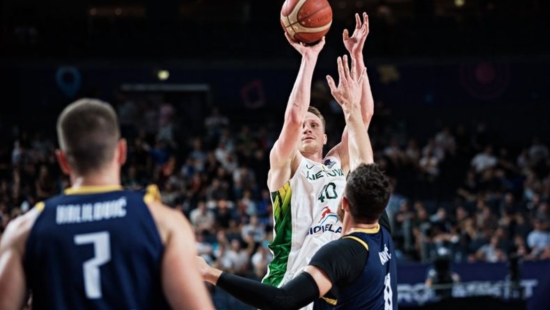Eurobasket 2022, Λιθουανία - Βοσνία: Φοβερός Γκριγκόνις με 4/5 τρίποντα στην 1η περίοδο