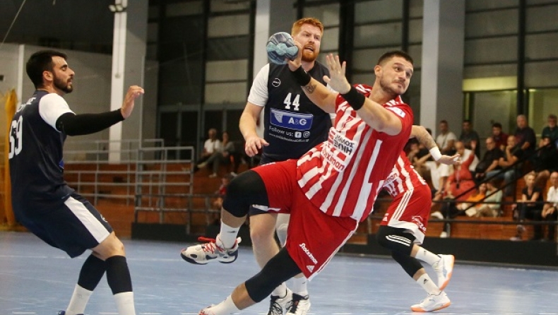 ΑΣΕ Δούκα - Ολυμπιακός/Όμιλος Ξυνή 27-37: Με άνεση η πρώτη νίκη στη Handball Premier